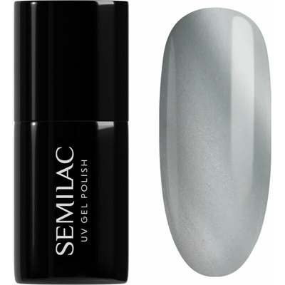 Semilac UV Hybrid Gloss gelový lak na nehty odstín 947 Basic Gloss 7 ml