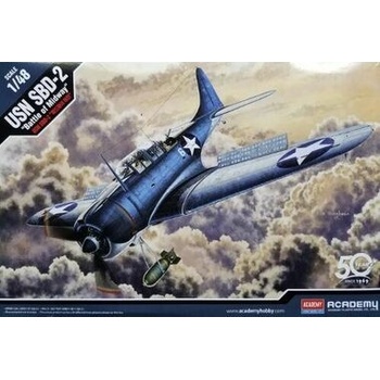 Academy Douglas SBD-2 Dauntless US NAVY Bitva u Midway Model Kit 12335 1:48