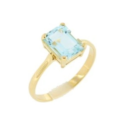 Lillian Vassago Zlatý prsten zdobený topazem LLV31 GR007T