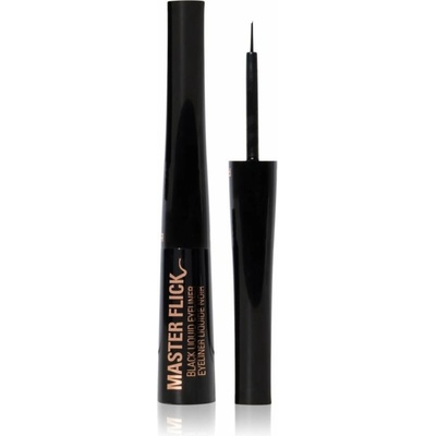Makeup Revolution Master Flick Liquid Eyeliner precízna tekutá očná linka Black 5 ml