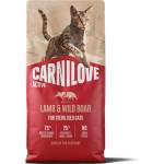 CARNILOVE Active Cat с агнешко и дива свиня за кастрирани възрастни котки, 6 кг