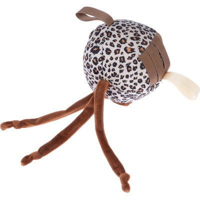 Zooplus Basics míč na pamlsky s leopardím vzorem 33 x 12 cm