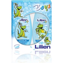 Lilien Boys dětský sprchový gel + pěna 2 x 400 ml dárková sada