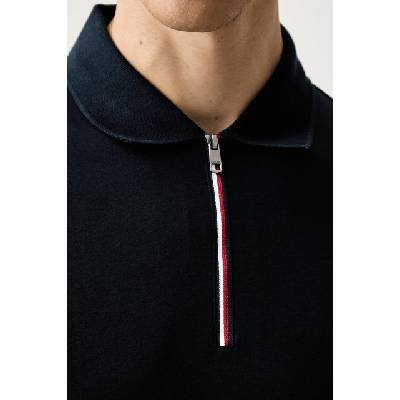 Tommy Hilfiger тениска с яка мъжка от памук (MW0MW43269)