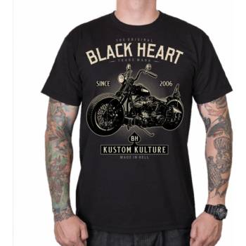 Image 1 of Black heart Мъжка тениска black heart - motor cycle - ЧЕРЕН - 8294