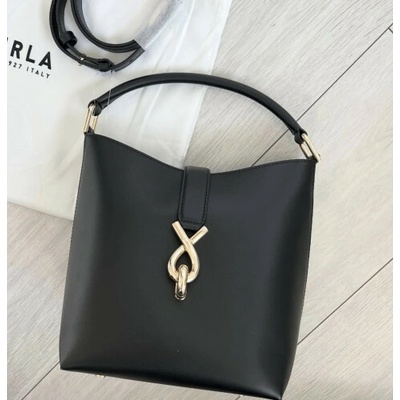 Furla bucket kabelka čierna