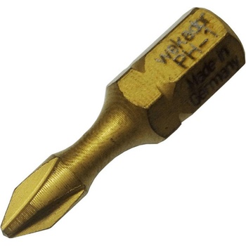 ASW Накрайник бит PH Philips кръстат с покритие, торсионен Wekador - PH 1, 25 mm, 1/4 inch - 031590 (1000031590)