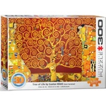 EUROGRAPHICS Пъзел с 3D ефект Eurographics от 300 части - Дървото на Живота от Климт (63316059)