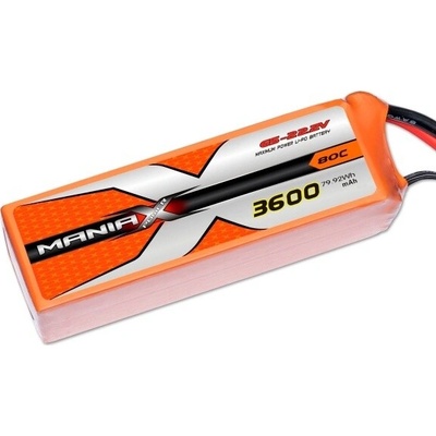ManiaX Lipol 22.2V 3600mAh 80C – Zbozi.Blesk.cz