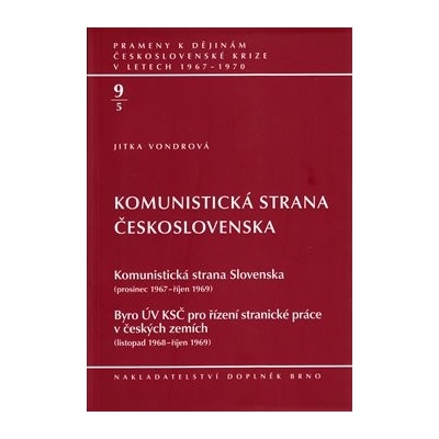 Komunistická strana Československa - Vondrová, Jitka, Ostatní neknižní zboží