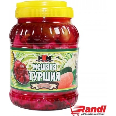 МКМ Мешана туршия в бидонче МКМ 1700мл