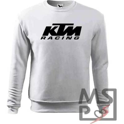 mikina s motivem KTM 08 bíla