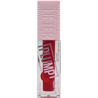 Maybelline Lifter Plump Lip Gloss 5, 4 ml гланц за устни 004 Red Flag