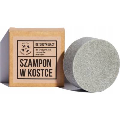 Cztery Špačci detoxikační tuhý šampon na vlasy 75 g
