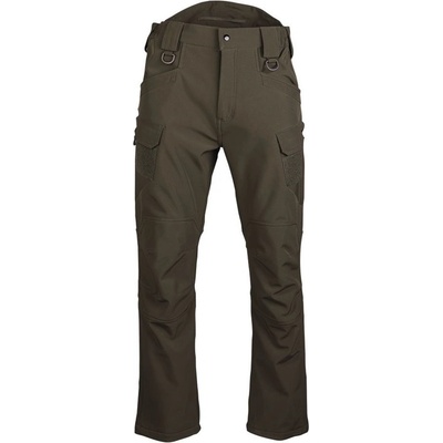 Kalhoty Mil-Tec Assault softshell Ranger green