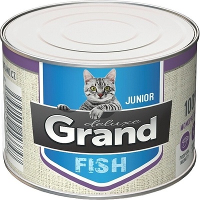Grand deluxe Cat Junior 100% Rybie 180 g