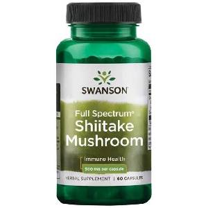 Swanson Full Spectrum Shiitake Mushroom, 500 mg, 60 капсули, Swanson