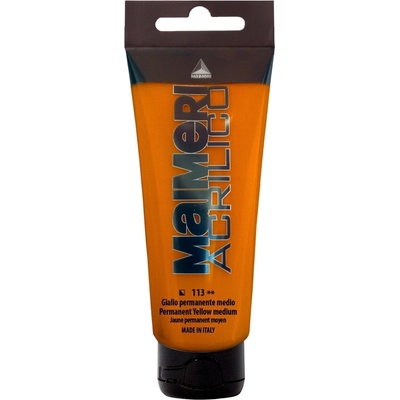 Maimeri Acrilico АКРИЛНА боя Permanent Yellow Medium 113 200 ml 1 бр (M0924113)