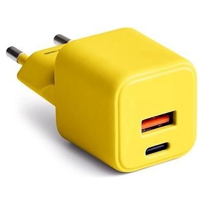 Colorum Зарядно usb-a + usb-c pd 30w colorum жълто