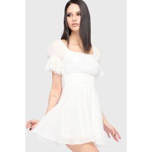 KILLSTAR дамска рокля - мини KILLSTAR - CELESTIAL NIGHT - White - KSRA014866