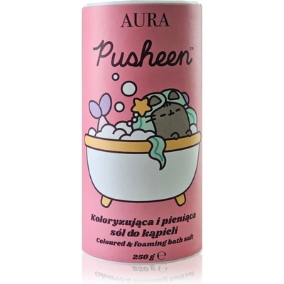 Pusheen Aura soľ do kúpeľa 250 g