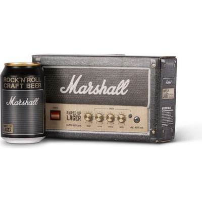 Marshall Amped Up Lager 12° 4,6% 3 x 0,33 l (sklo) – Zbozi.Blesk.cz