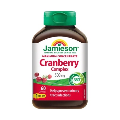 Jamieson Brusnice komplex 500 mg 60 kapsúl