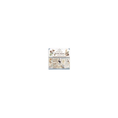 Sada papírů 20,3x20,3 190g Secret Diary (SBBS103) Stamperia SCR526011