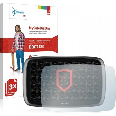 Ochranné fólie 3x Vikuiti MySafeDisplay Screen Protector TomTom GO 610 – Zboží Mobilmania