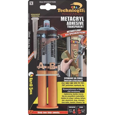 Technicqll Průhledné lepidlo na akryl 25 ml