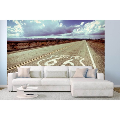 DIMEX ART Самозалепваща се флизелинова фототапета известен маршрут 66 375 x 250 см