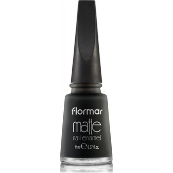 Flormar lak na nechty Matte M02 Satin Black 11 ml