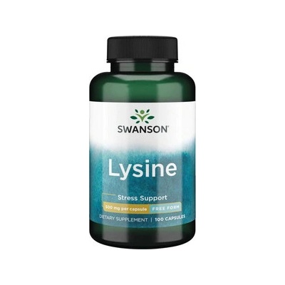 Swanson Lysine 500 mg 100 kapslí