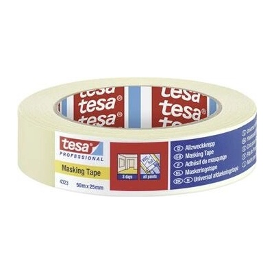 Tesa 4323 Krepová Krycí páska 25 mm x 50 m