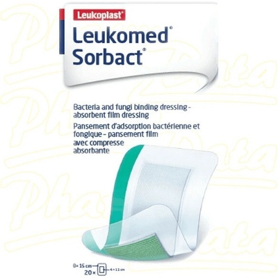 Leukomed Sorbact pooperační krytí 8 x 15 cm 20 ks