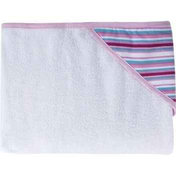 Canpol babies Osuška s kapucňou ružová