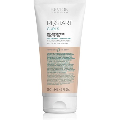 Revlon Re/Start Curls хидратиращо гел-олио за къдрици за фиксиране и оформяне 150ml