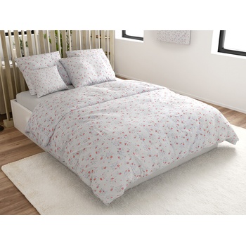 Textilomanie obliečky z mikrovlákna FLORINE krémové 70x80 140x200