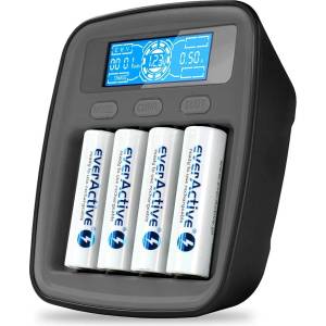 everActive Зарядно устройство за батерии Ni-MH everActive NC1000MV2 USB-C (NC1000MV2)