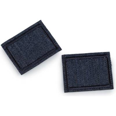 Nažehlovací záplaty pro opravy dírek jeans 3x4 cm Varianta: 3 modrá pařížská, Balení: 10 ks