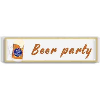 Ceduľa Beer Party