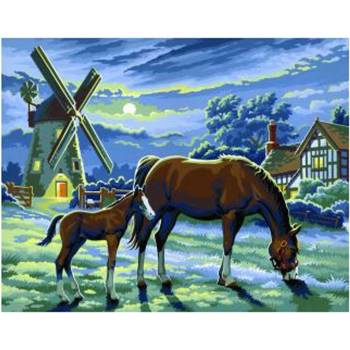 Image 1 of KSG Crafts - Рисуване по номера - голям размер "Вечерна паша