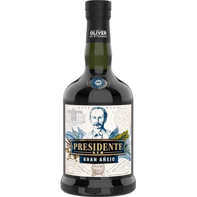 Presidente Gran Añejo 40% 0,7 l (čistá fľaša)