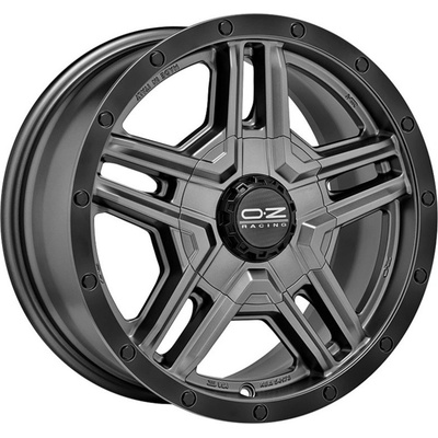 OZ Rally ADVENTURE 8x17 5x150 ET30 matt graphite black lip