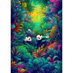 Enjoy - Puzzle Panda Haven - 1 000 piese