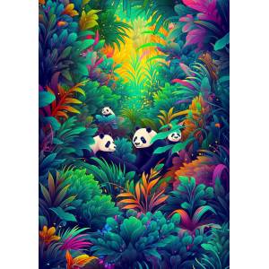 Enjoy - Puzzle Panda Haven - 1 000 piese