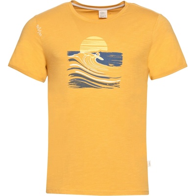 Chillaz Мъжка тениска Chillaz Innsbruck Wave T-shirt - Ochre - размер XL (216-8113-0116)