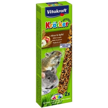 Image 1 of Vitakraft двоен крекер с просо и ябълка за мишки и дребни гризачи 2 бр