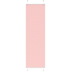 vidaXL Плисирана щора, розова, 60x200 см, ширина на плата 59, 4 см, полиестер (4015458)