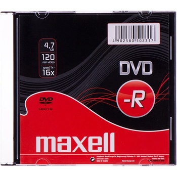 Maxell DVD-R 4,7GB 16x, 10ks